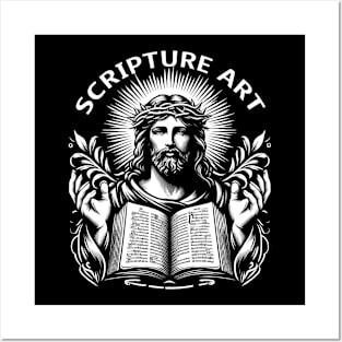 Scripture Art, Jesus Posters and Art